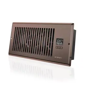 Ac Infinity 313052990992 Airtap T4 120 Cfm 4 Inch X 10 Quiet Register Booster Fan With Thermostat Cont