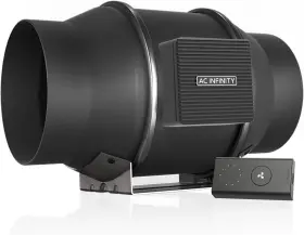 Ac Infinity 445002620673 6 Inch Inline Duct Fan With Speed Controller Ec Motor For Ventilation Grow Tents