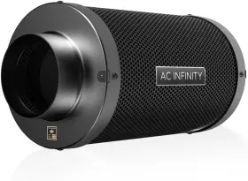 Ac Infinity 819137020665 4 Inch Carbon Filter Virgin Charcoal Inline Fan Use Odor Control F