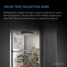 Ac Infinity 819137023598 Heavy Duty Grow Tent Mounting Bars 5x5ft High Cfm Kit 1-inch Steel Support P #2