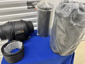 Ac-fks6 Ac Infinity Air Filtration Kit 6 Inch Inline Fan Carbon Filter And Ducting Combo For Grow Tents