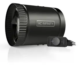 Ac-rxs6 Ac Infinity Inline Booster Duct Fan 6 Inch With Speed Controller - Low Noise Hvac Blower
