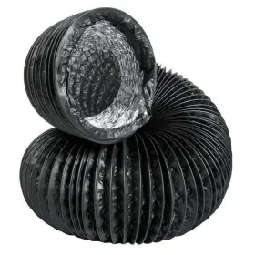 Duc50 Active Air 8 Inch X 25ft Black Lightproof Foil Ducting W-clamps High Quality