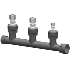 Pbx-310 Agrowtek 3-port Sensor Manifold 1ftft Hydroponic Inline Indoor Garden