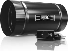 Acrs4 Aitecac 4 Inch 130 Cfm Inline Duct Fan With Speed Controller Energy Efficient
