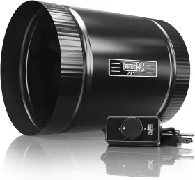 Acrs6 Aitecac 6 Inch Exhaust Inline Duct Fan With Speed Controller 282cfm Airflow