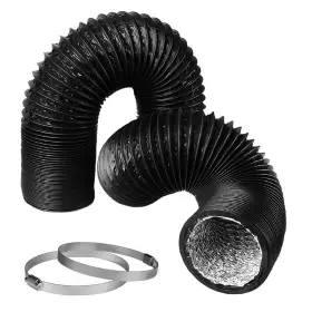 Alfd009 Allvent Dryer Vent Hose 6 Inch Air Duct 9.84 Feet Flexible Adjustable Pvc Heavy-duty