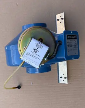 A4hpdb10 American Aldes Used In Great Condition Dryer Duct Booster Fan Metal 4 Dia