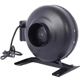Amucolo 705353123993 4 Inch 316 Cfm Inline Duct Fan Air Circulation Vent Blower Floor For Hydropo