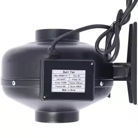 Yead-cyd0-anq6 Amucolo 4 Inch 316 Cfm Inline Duct Fan Air Circulation Vent Blower Floor Used #3
