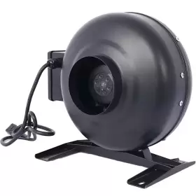Yead-cyd0-anq6 Amucolo 4 Inch 316 Cfm Inline Duct Fan Air Circulation Vent Blower Floor Used