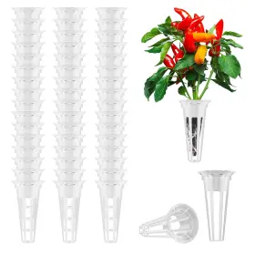 Aooccder 768432702540 50pcs Grow Baskets Replacement For Aerogarden Seed Pods Compatible W