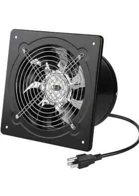 Pqstk-02 Aydomer 8 Inch Exhaust Fan 78w 110v Plug In Style Ventilation Heavy Duty