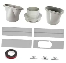 Baf001 Bafollgy Window Dryer Vent Kit Fit For Sliding Windows 4ftft/5ftft/6ftft Duct Hose