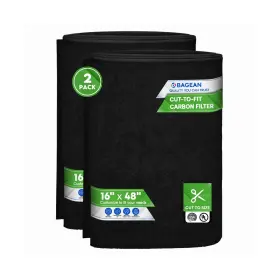 Bagean 850058991863 Cut To Fit Activated Carbon Filter Sheet 16 Inch X 48 - Carbo