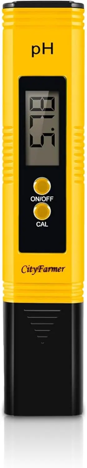 Ph02 Brand Cityfarmer Ph Meter Digital For Water Hydroponics With 3 Pack Of