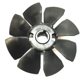 0524120370 Busch Black Plastic Fan Blade With 0.80 Bore Keyway Nos