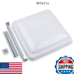 B07lbbvphm Campn Campftn 14.5 Inch Universal Rv Roof Vent Cover Trailer Camper Motorhome White Oem