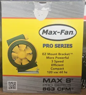 1057 Can Fan 840470000632 Max Pro 10 Inch Inline Exhaust Mixed Flowed Blower Cfm
