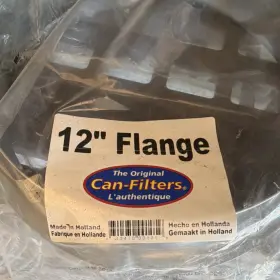Can-filters 1047000105 Can-filters 12 In Round Metal Flange Silver Circular Vent Style Mpn