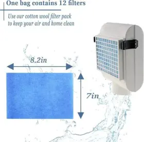Glm-12 Cawla Polyester Dryer Vent Filters Replacement For Better Indoor #2