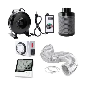Cdmall 712653139371 4ftft Inline Fan Carbon Filter Ducting Combo Variable Speed Controller