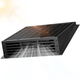 Chtoocy Jyh-006 25w Solar Fan For Chicken Coop 430cfm Exhaust With Ip67 Waterproof