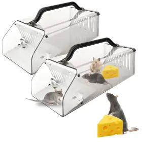 Trap0001 Congdmw Humane Mousetrap 12 Inch No Kill Live Catch And Release Big Mouse Trap Easy