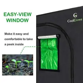 24x24x36mylar Coolgrows 611890856013 Grow Tent With Obeservation Window And Floor #2