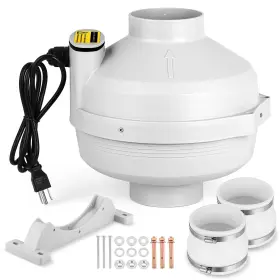 Fba-zt-rf-190816 Crispaire 4 Inch 260cfm Radon Mitigation Duct Fan Kit Ip67 Waterproof 2600rpm Ultra-qui