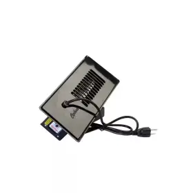 Cyclone 313101278217 Booster Fan Plus With Built In Thermostat Flush Mount Easy Install Black