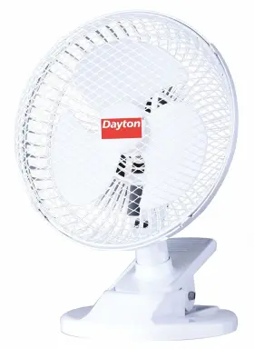 Dclp6b-00 Dayton Clip-on Table 6 Inch Fan