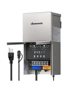 Al300-12-s Dewenwils 300w Low Voltage Landscape Transformer Multi Zone Outdoor Landsca