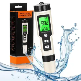 Dewfat 756940456291 Hydrogen Water Tester 4 In 1 Ph H2 Orp&temp Meter Orp