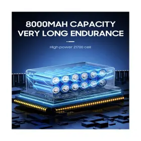 Dpofirsyivf9pbm86-14 Dpofirs 2024 Thunder Dry Light Black Battery 8000mah Car Dryer 180000 Rpm #2