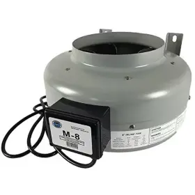 Duct Booster 313112865833 8 Inch Inline Fan