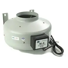 Duct Booster 445052383337 6 Inch Inline Fan