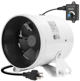 Dt-us-150z Ducturbo 6 Inch Inline Duct Fans 350 Cfm Ventilation Exhaust Fan Ideal For Indoor Hea