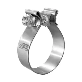 Etl-kg2023-8 Etl Industries 4 Inch Exhaust Clamp Narrow Band 304 Stainless Steel For Muffler 1 Pc