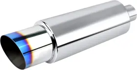 Es00060 Evil Energy Blue 2 Inlet 3 Outlet Stainless Steel Muffler Premium Acoustic Control