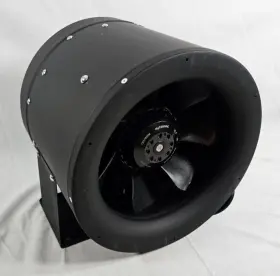 Tmk250-ac Ficbxra 9.7 Inch Inline Duct Fan Booster Exhaust Blower Hvac Grow Tent Hydroponics 1219 Cfpm
