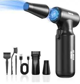 Foretoo 358204989687 Compressed Air Duster Turbo Jet Blower Electric Cordless Fan 300000 Rpm