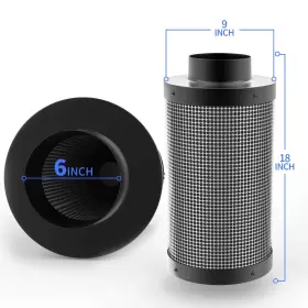 G Hydro 722020804702 6in Carbon Filter For 100% Air Filtration 2024 New Removes 3x More Odors Contami #2