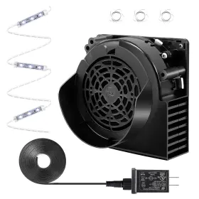 Gelbewindglocken 313056241267 Inflatable Replacement Fan - 12v 1.0a Blower With 1.5a Adapter And 5 Led Lig