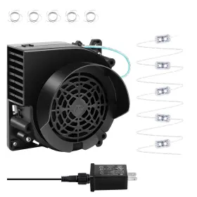 Gelbewindglocken 721545028839 Replacement Inflatable Fan - 12v 1.0a Blower With 1.5a Adapter And 5 Led