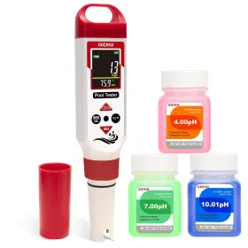 Gidigi Gx-f7a Ph Chlorine Meter Digital 7 In 1 Pool Orp Salinity Test Cl