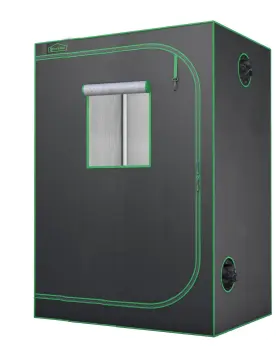 600d Green Hut 654070969912 Indoor Grow Tent 48 Inch X24 X60 Mylar Hydroponic For