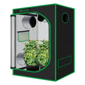 90150200 Green Hut Indoor Grow Tent For Plants 36 Inch X60 X78 Mylar Hydroponic Tents Gr