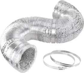 Glduct10x25c Grow Light 10 Inch X 25ft Non-insulated Flexible Aluminum Air Ducting