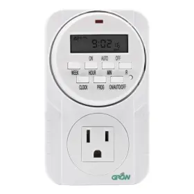 Cecominod041198 Grow1 Hydroponic 120v Single Outlet Digital Timers For Electrical Outlets Co